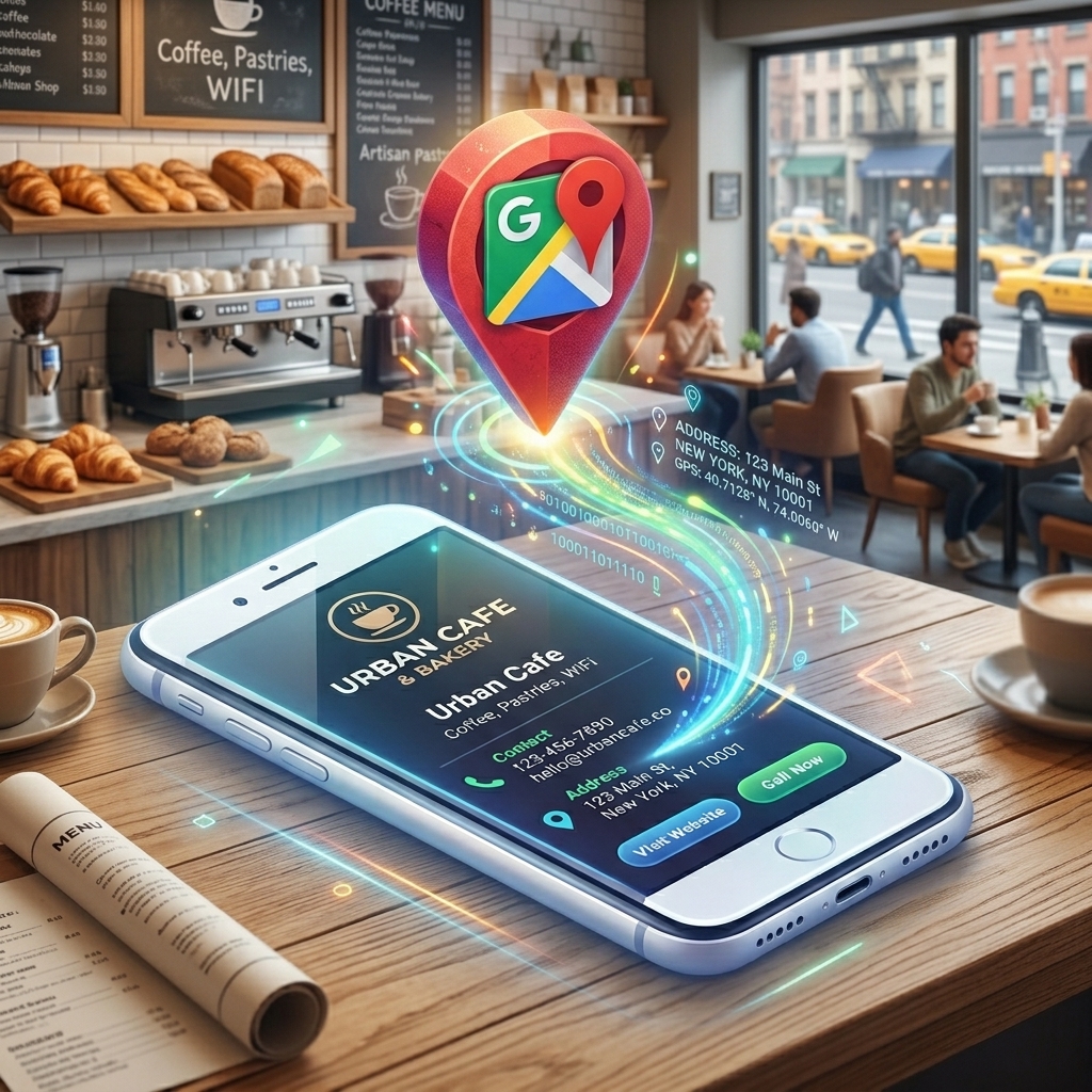 Google Maps Import Mockup